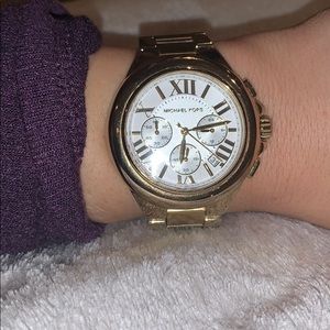 Gold Michael Kors watch